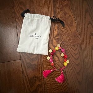 Kate Spade Pink and Yellow Bracelet